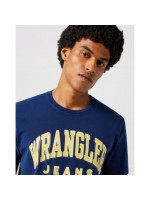 WRANGLER ΜΠΛΟΥΖΑ ΜΕ ΣΤΑΜΠΑ NAVY