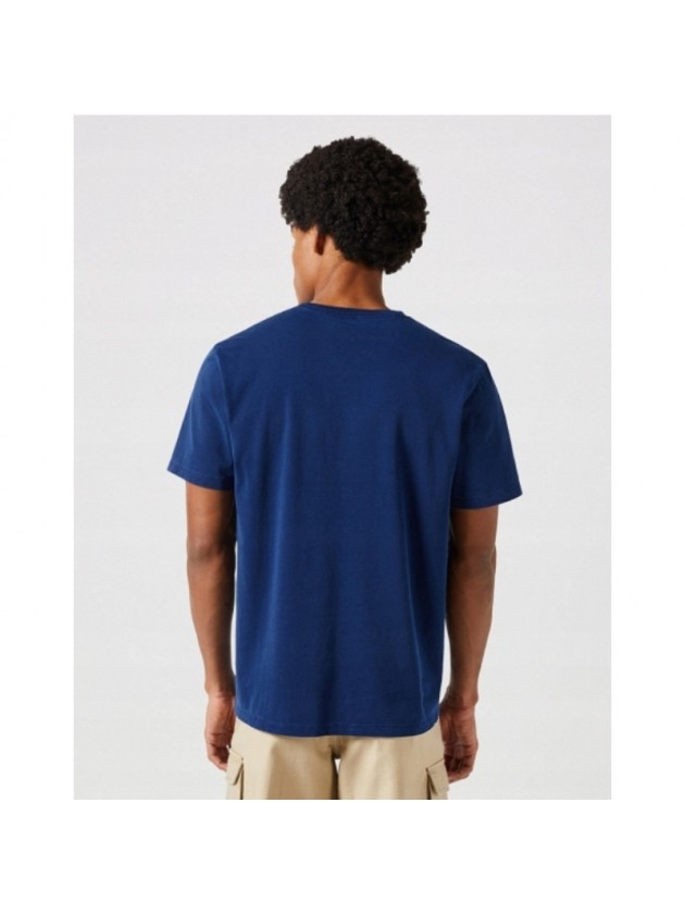 WRANGLER ΜΠΛΟΥΖΑ ΜΕ ΣΤΑΜΠΑ NAVY