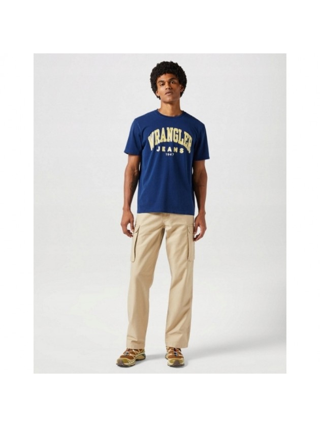 WRANGLER ΜΠΛΟΥΖΑ ΜΕ ΣΤΑΜΠΑ NAVY