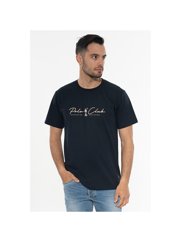 ORIGIN ΜΠΛΟΥΖΑ  ΜΠΛΟΥΖΑ ΣΤΑΜΠΑ ΜΠΛΕ plus size