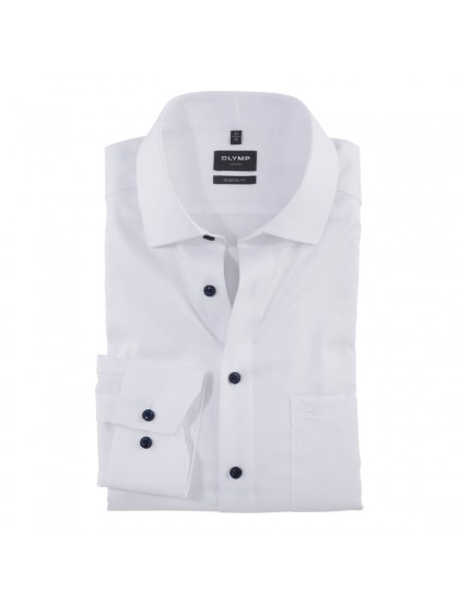 OLYMP ΠΟΥΚΑΜΙΣΟ ΜΟΝΟΧΡΩΜΟ ΛΕΥΚΟ