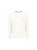 FYNCH HATTON ΜΠΛΟΥΖΑ ΜΑΚΡΥ ΜΑΝΙΚΙ OFF WHITE