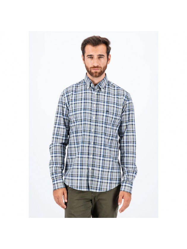 FYNCH HATTON SHIRT LIGHT BLUE