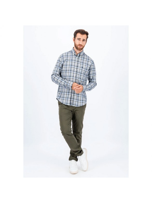 FYNCH HATTON SHIRT LIGHT BLUE