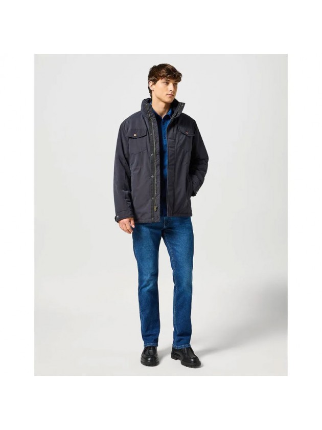 WRANGLER ΠΟΥΚΑΜΙΣΟ ΣΧΕΔΙΑΣΤΟ ΜΠΛΕ