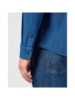 WRANGLER ΠΟΥΚΑΜΙΣΟ ΣΧΕΔΙΑΣΤΟ ΜΠΛΕ