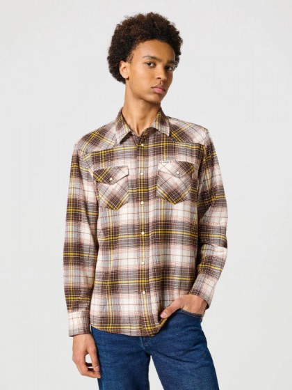 WRANGLER ΠΟΥΚΑΜΙΣΟ ΚΑΡΩ ΚΑΦΕ