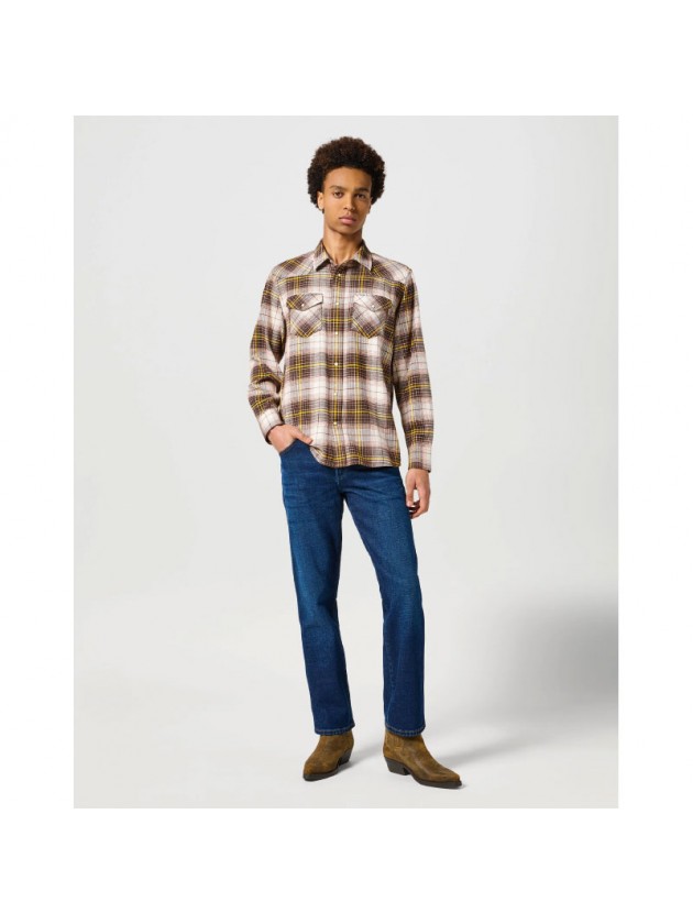 WRANGLER ΠΟΥΚΑΜΙΣΟ ΚΑΡΩ ΚΑΦΕ