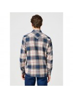 WRANGLER ΠΟΥΚΑΜΙΣΟ ΚΑΡΩ ΜΠΛΕ