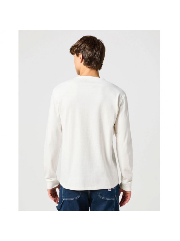 WRANGLER ΜΠΛΟΥΖΑ ΜΕ ΣΤΑΜΠΑ ΛΕΥΚΗ