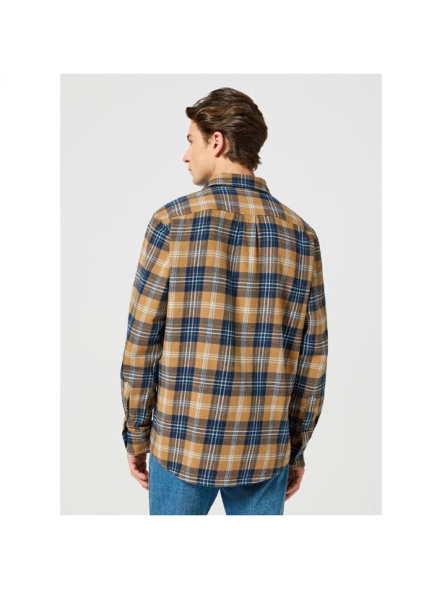 WRANGLER SHIRT JEAN BLUE