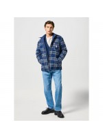 WRANGLER ΜΠΟΥΦΑΝ ΚΑΡΩ ΔΙΠΛΗΣ ΟΨΗΣ NAVY