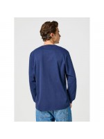 WRANGLER ΜΠΛΟΥΖΑ ΜΕ ΣΤΑΜΠΑ ΜΠΛΕ