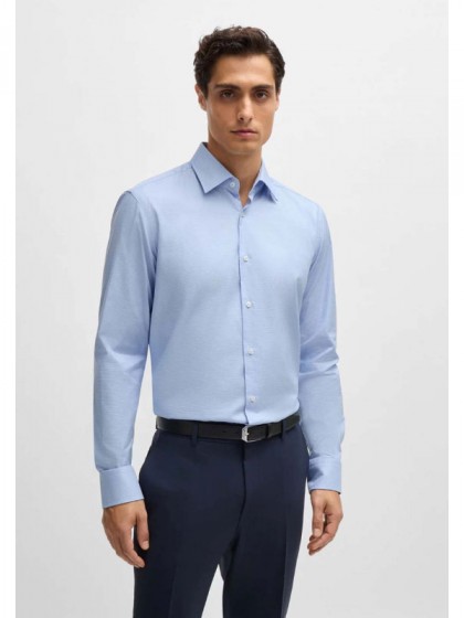 BOSS ΠΟΥΚΑΜΙΣΟ ΣΧΕΔΙΑΣΤΟ ΜΠΛΕ