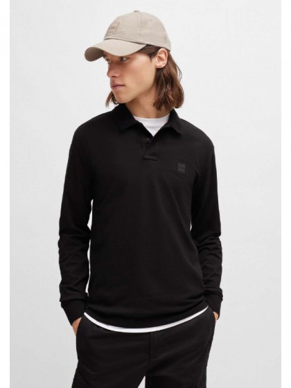 BOSS ΜΠΛΟΥΖΑ ΠΟΛΟ ΜΑΥΡΗ