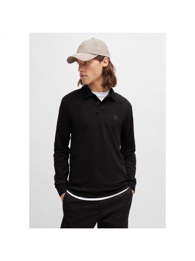 BOSS ΜΠΛΟΥΖΑ ΠΟΛΟ ΜΑΥΡΗ