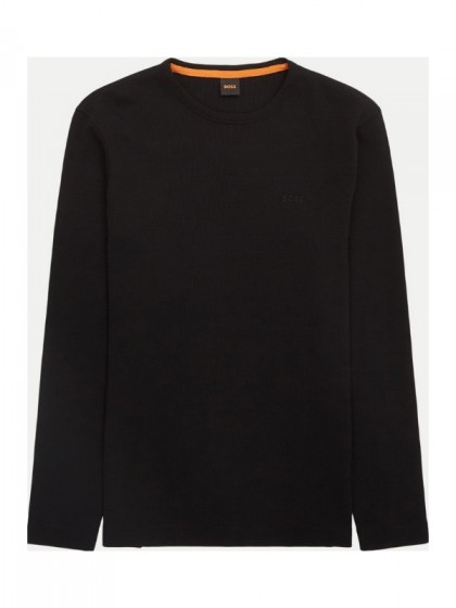 BOSS T-SHIRT ΜΑΥΡΗ