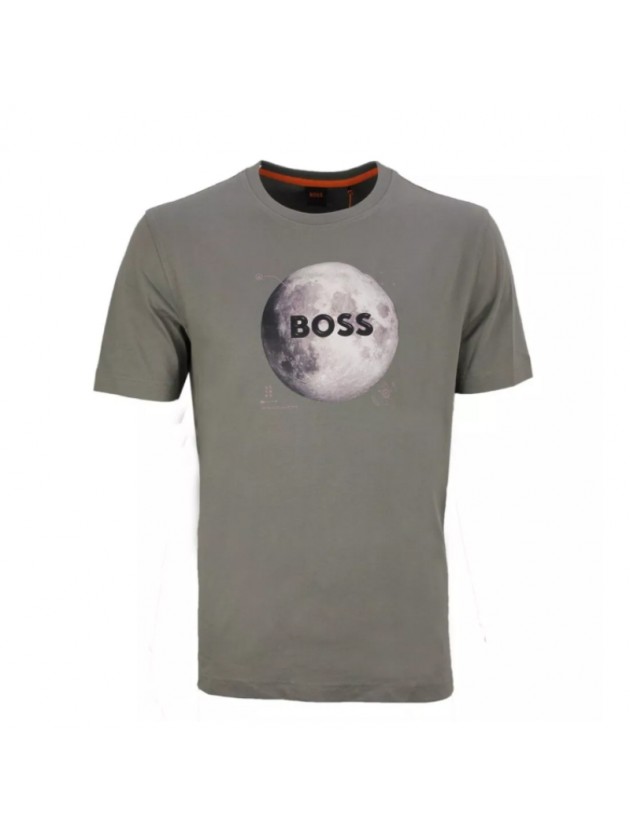 BOSS ΜΠΛΟΥΖΑ ΜΕ ΣΤΑΜΠΑ ΓΚΡΙ