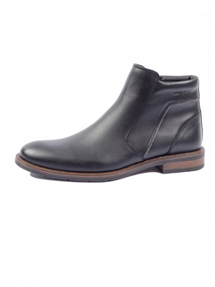 SOFTIES ΔΕΡΜΑΤΙΝΟ ΠΑΠΟΥΤΣΙ ΜΑΥΡΟ