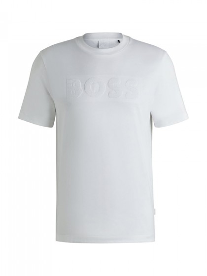 BOSS ΜΠΛΟΥΖΑ ΜΕ ΣΤΑΜΠΑ ΛΕΥΚΗ