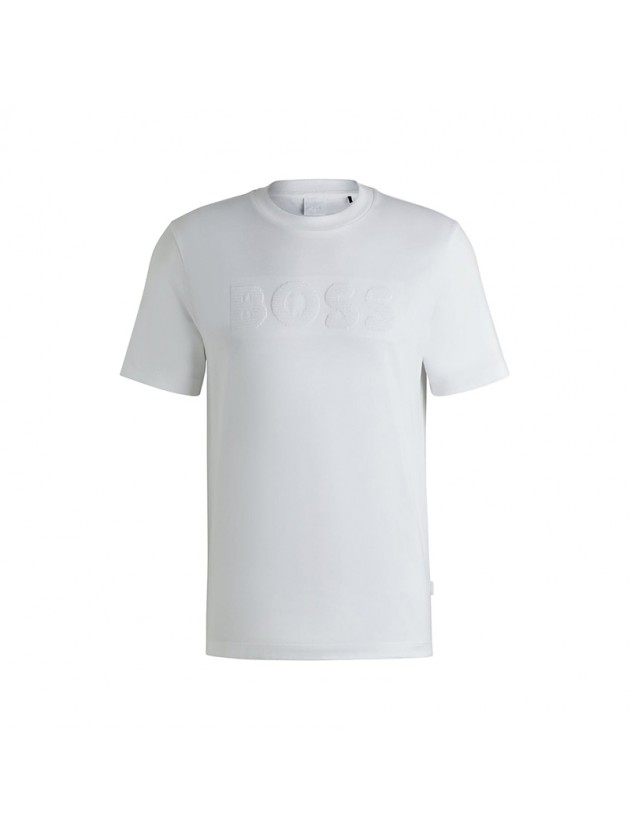 BOSS ΜΠΛΟΥΖΑ ΜΕ ΣΤΑΜΠΑ ΛΕΥΚΗ