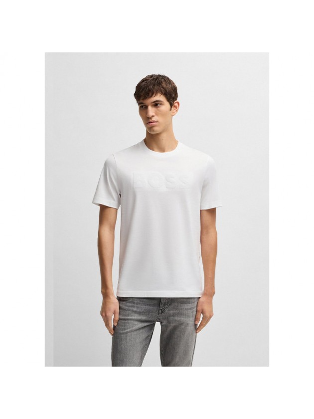 BOSS ΜΠΛΟΥΖΑ ΜΕ ΣΤΑΜΠΑ ΛΕΥΚΗ