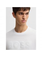 BOSS ΜΠΛΟΥΖΑ ΜΕ ΣΤΑΜΠΑ ΛΕΥΚΗ