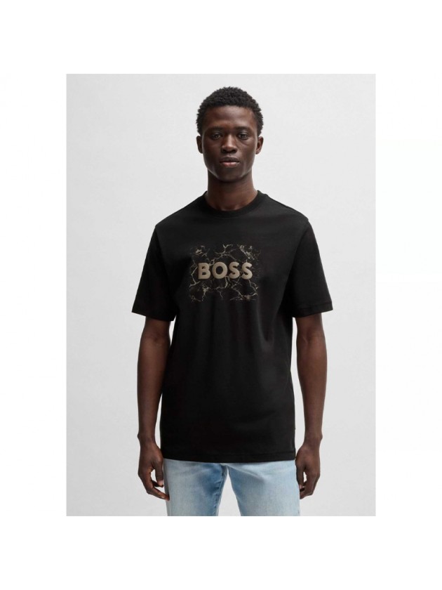 BOSS ΜΠΛΟΥΖΑ ΜΕ ΣΤΑΜΠΑ ΜΑΥΡΗ