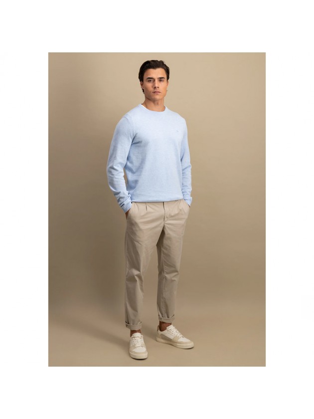 FYNCH HATTON ΠΑΝΤΕΛΟΝΙ CHINOS ΜΠΛΕ