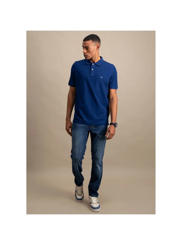 FYNCH HATTON POLO SHIRT BLUE