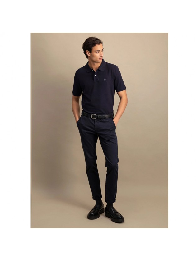FYNCH HATTON POLO SHIRT BLUE
