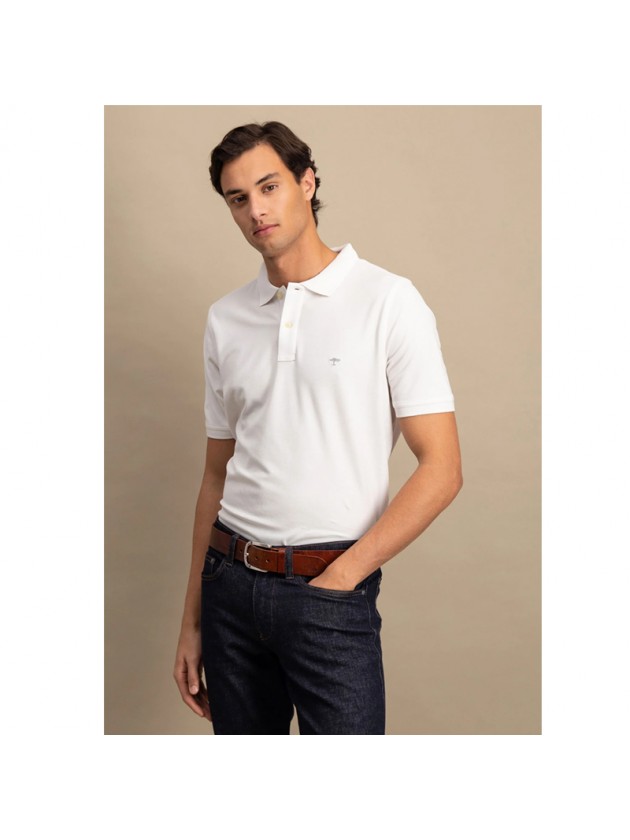 FYNCH HATTON POLO SHIRT WHITE