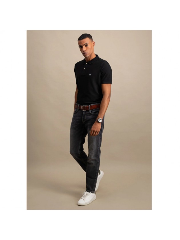 FYNCH HATTON POLO SHIRT BLACK