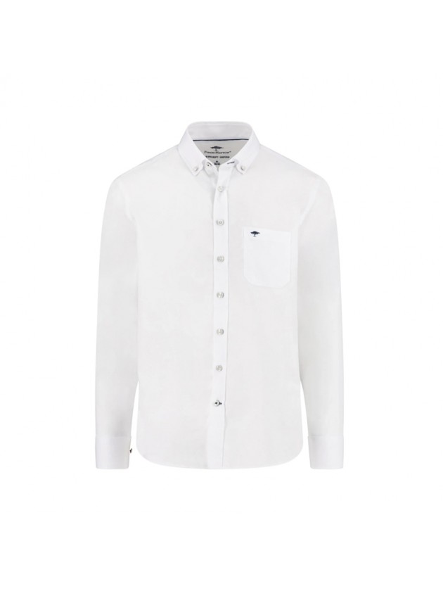 FYNCH-HATTON COTTON SHIRT WHITE