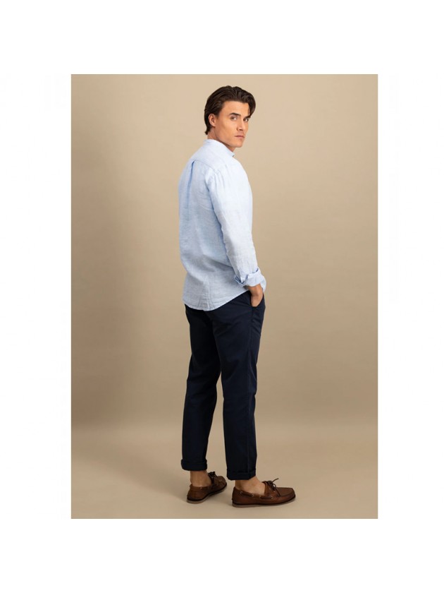 FYNCH HATTON SHIRT LIGHT BLUE