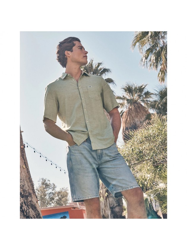 WRANGLER  ΠΟΥΚΑΜΙΣΟ ΜΟΝΟΧΡΩΜΟ ΛΑΔΙ