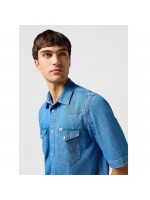 WRANGLER ΠΟΥΚΑΜΙΣΟ JEAN ΜΠΛΕ