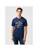 WRANGLER ΜΠΛΟΥΖΑ ΜΕ ΣΤΑΜΠΑ ΜΠΛΕ