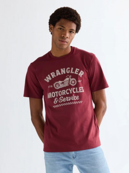 WRANGLER VINTAGE T-SHIRT ΜΠΟΡΝΤΩ