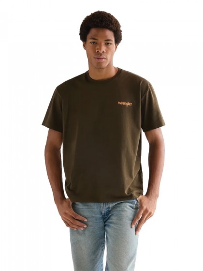 WRANGLER VINTAGE T-SHIRT CHAKI