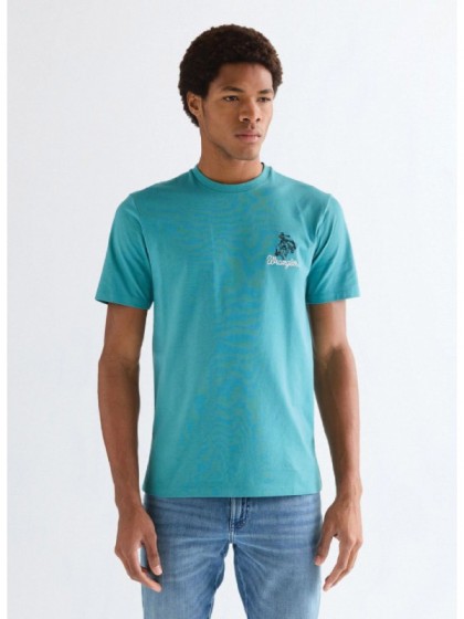 WRANGLER T-SHIRT PETROL