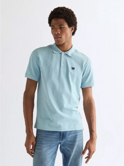 WRANGLER POLO SHIRT LIGHT BLUE