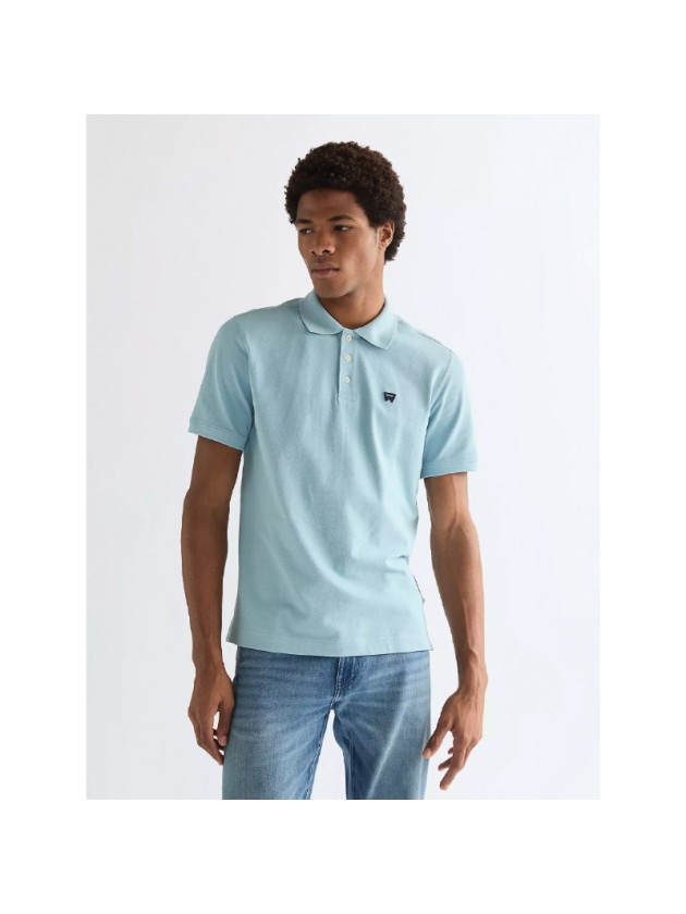 WRANGLER POLO SHIRT LIGHT BLUE