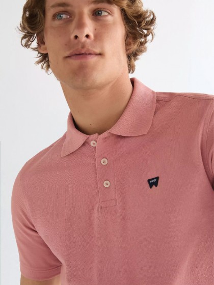WRANGLER POLO SHIRT DUSTY ROSE